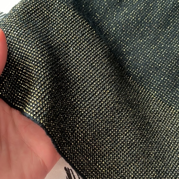 Karen Lessly Cardigan In Black and Gold Size PL - Picture 4 of 6